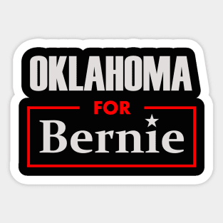 Oklahoma for Bernie Sticker